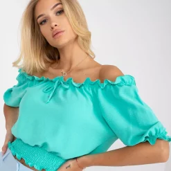 JEANS Lyhythihaiset Paidat Ja Topit></noscript>Lakerta Agatha paita minttu