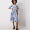 JEANS Midimekot>Lakerta Harleigh mekko harmaa/kukkakuvio