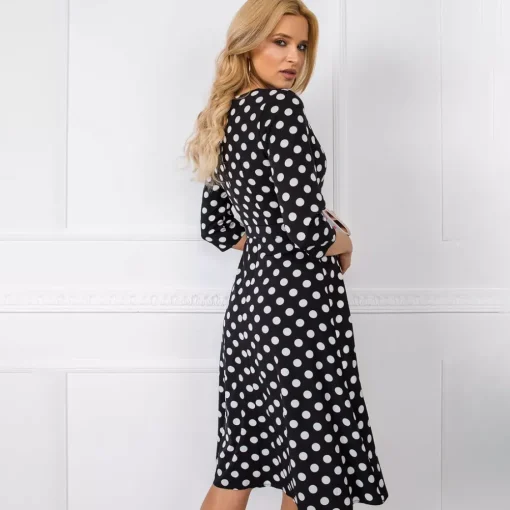 JEANS Minimekot>Lakerta Kathleen mekko pallokuvio musta