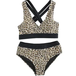JEANS Uima-asut></noscript>Leopardikuvioinen bikinisetti ruskea