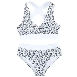 JEANS Uima-asut></noscript>Leopardikuvioinen bikinisetti valkoinen