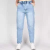 JEANS Farkut>Lose Andreina Mom farkut vaaleansininen