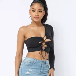 JEANS Pitkähihaiset Paidat>Love J Evie paita musta