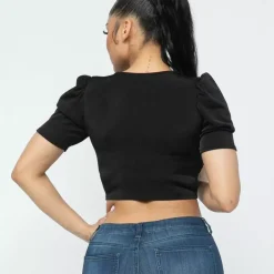 JEANS Lyhythihaiset Paidat Ja Topit></noscript>Love J Senja paita musta
