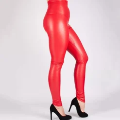 JEANS Leggingsit></noscript>Love Poem Bianca keinonahkaleggingsit punainen