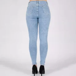JEANS Farkut></noscript>Miss Bon Glamorous stretchfarkut vaaleansininen