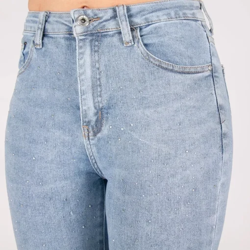 JEANS Farkut>Miss Bon Glamorous stretchfarkut vaaleansininen