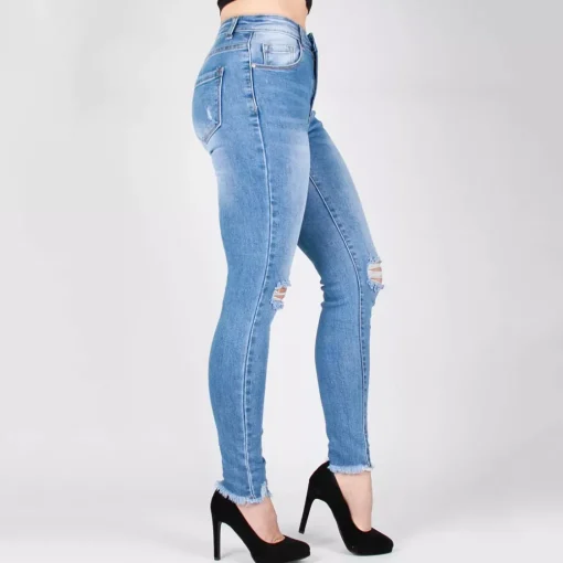 JEANS Farkut>Miss Bon skinny stretchfarkut sininen