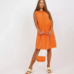 JEANS Minimekot>New Collection Medora mekko+laukku oranssi
