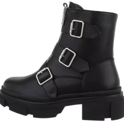 JEANS Kengät>Nilkkurit musta
