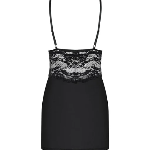 Obsessive Alusvaatteet>Cheyenne chemise ja stringit musta