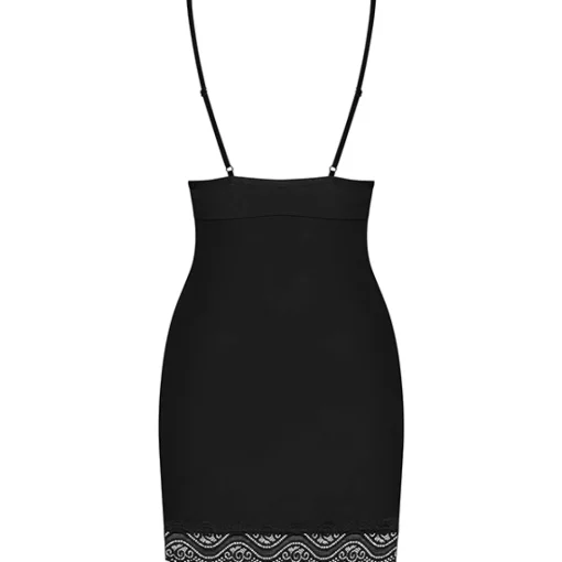 Obsessive Alusvaatteet>Diyosa chemise ja stringit musta