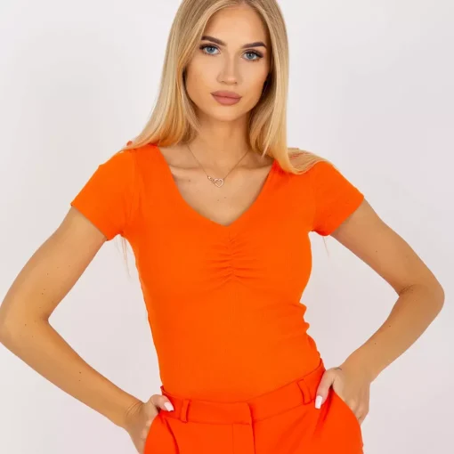 JEANS Lyhythihaiset Paidat Ja Topit>Och Bella Dakota ribbipaita oranssi