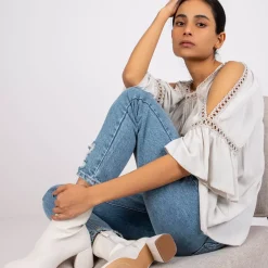 JEANS Lyhythihaiset Paidat Ja Topit>Och Bella Kearney paita ultraharmaa