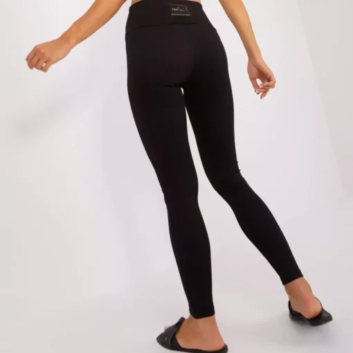 JEANS Leggingsit>Och Bella Kenzie ribbileggingsit musta