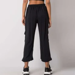 JEANS Housut></noscript>Och Bella Lorrita reisitaskuhousut musta