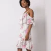 JEANS Minimekot>Och Bella Nerissa mekko kirkkaanvalkoinen/kukkakuvio