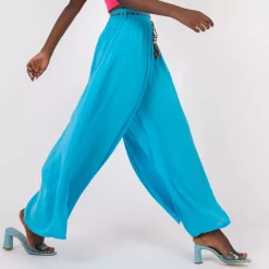 JEANS Housut></noscript>Och Bella Surie housut turkoosi