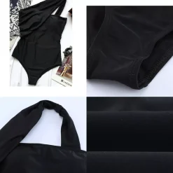 JEANS Uima-asut></noscript>One shoulder uimapuku musta