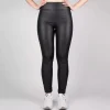 JEANS Leggingsit>Oraije Paris Thermo leatherlook leggingsit musta