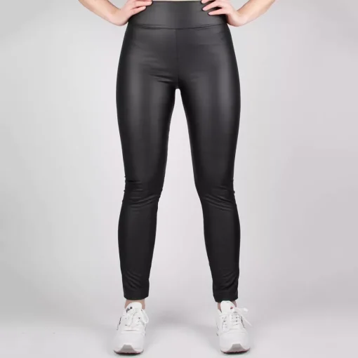JEANS Leggingsit>Oraije Paris Thermo leatherlook leggingsit musta