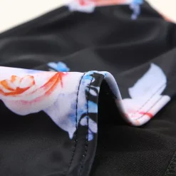 JEANS Uima-asut></noscript>Oranssi uimatoppi ja kuvioidut uimahousut