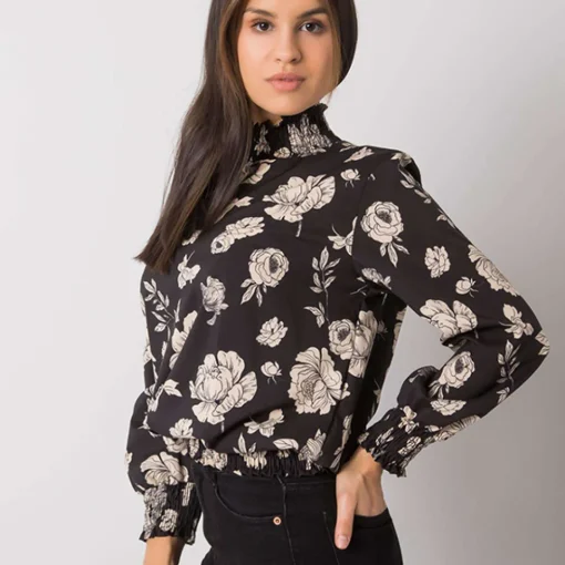 JEANS Pitkähihaiset Paidat>Pammy Damika kukkakuvioinen paita beige