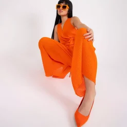 JEANS Jumpsuit-haalarit | Housut></noscript>Pammy Firenze jumpsuit oranssi