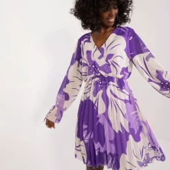 JEANS Minimekot></noscript>Pammy Palmina kuvioitu mekko violetti