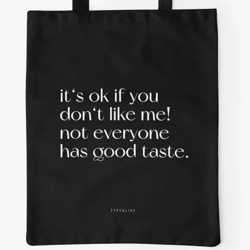 JEANS Elämäntapa Ja Lahjat>Puuvillainen kestokassi Good Taste