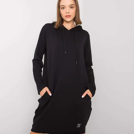 JEANS Pitkähihaiset Paidat | Minimekot>Relevance Aldila hupparimekko musta