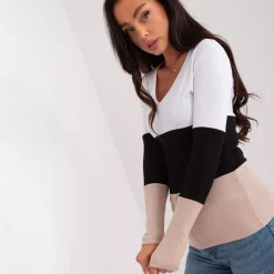 JEANS Pitkähihaiset Paidat>Relevance Milly ribbipaita beige