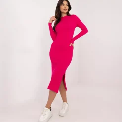 JEANS Midimekot | Minimekot>Relevance Tarude ribattu mekko fuksia
