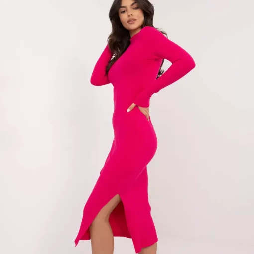JEANS Midimekot | Minimekot>Relevance Tarude ribattu mekko fuksia