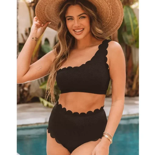 JEANS Uima-asut>Ribattu bikinisetti musta