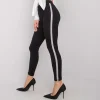 JEANS Leggingsit>Rue Paris Caroline leggingsit musta/hopea