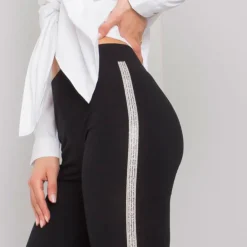 JEANS Leggingsit></noscript>Rue Paris Caroline leggingsit musta/hopea