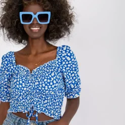 JEANS Lyhythihaiset Paidat Ja Topit></noscript>Rue Paris Daisy toppi sininen