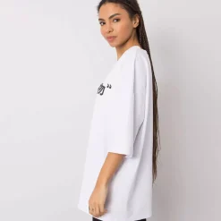JEANS Lyhythihaiset Paidat Ja Topit></noscript>Rue Paris Dangerous oversize t-paita valkoinen