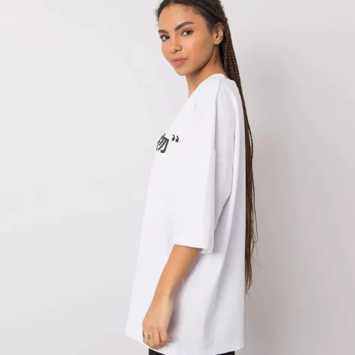 JEANS Lyhythihaiset Paidat Ja Topit>Rue Paris Dangerous oversize t-paita valkoinen