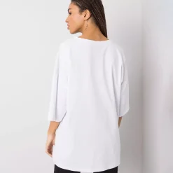 JEANS Lyhythihaiset Paidat Ja Topit></noscript>Rue Paris Dangerous oversize t-paita valkoinen