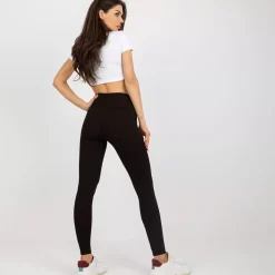 JEANS Leggingsit></noscript>Rue Paris Deja ribbileggingsit musta