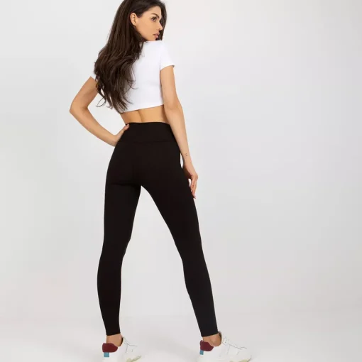 JEANS Leggingsit>Rue Paris Deja ribbileggingsit musta