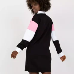 JEANS Minimekot></noscript>Rue Paris Diana raidallinen trikoomekko pinkki