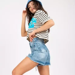 JEANS Shortsit Ja Caprit></noscript>Rue Paris Kida farkkushortsit sininen