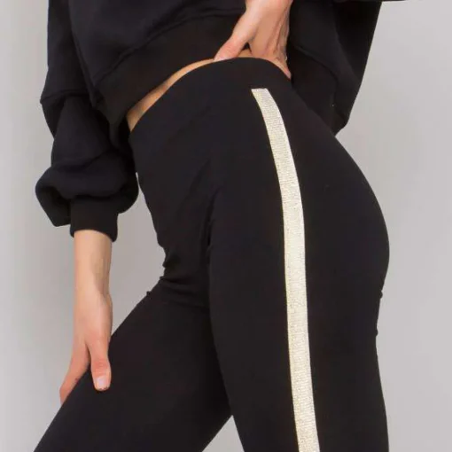 JEANS Leggingsit>Rue Paris Lea leggingsit musta