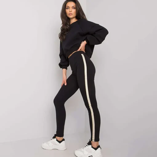 JEANS Leggingsit>Rue Paris Lea leggingsit musta