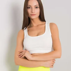 JEANS Lyhythihaiset Paidat Ja Topit></noscript>Rue Paris Lily Crop toppi l.valkoinen
