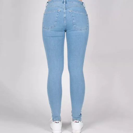 JEANS Farkut>Rue Paris Maddie stretchfarkut vaaleansininen