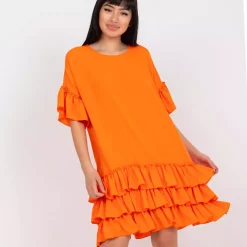 JEANS Minimekot></noscript>Rue Paris Melanie mekko oranssi